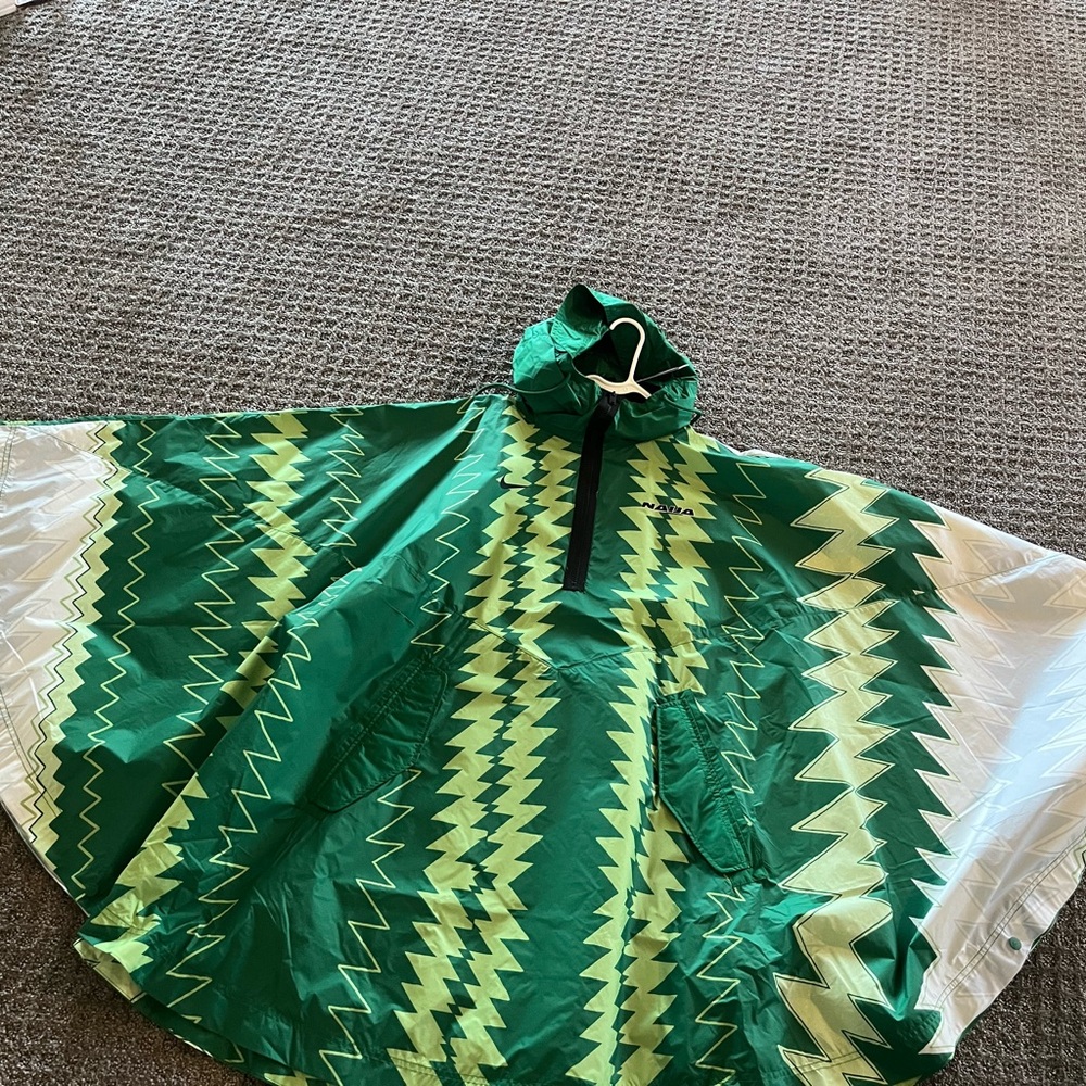 Nigeria Football poncho/windbreaker style jacket.